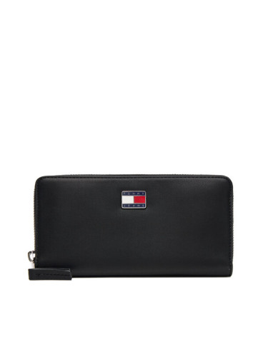 Tommy Jeans Портфейл Tjw Cool Large Za AW0AW17879 Черен