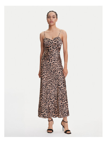 Guess Официална рокля W5YK35 WHEZ2 Кафяв Slim Fit