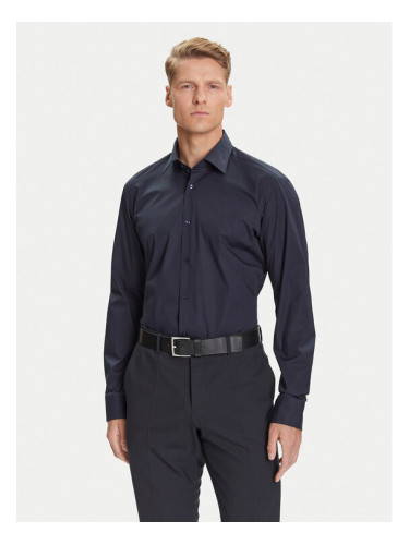 BOSS Риза H-Joe 50545075 Тъмносин Regular Fit