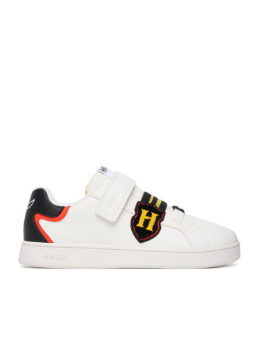 Geox Сникърси J Eclyper J56LSB 000BC C0404 S Бял