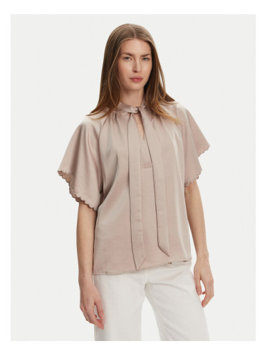 Bruuns Bazaar Блуза Beckia Wendi BBW4439 Бежов Regular Fit