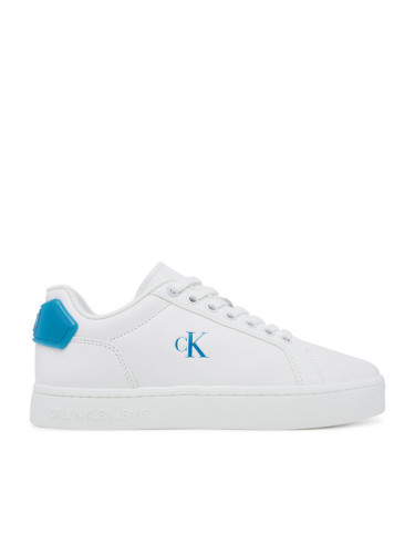 Calvin Klein Jeans Сникърси Classic Cupsole Ru Patch Lth Wn YW0YW01845 Бял