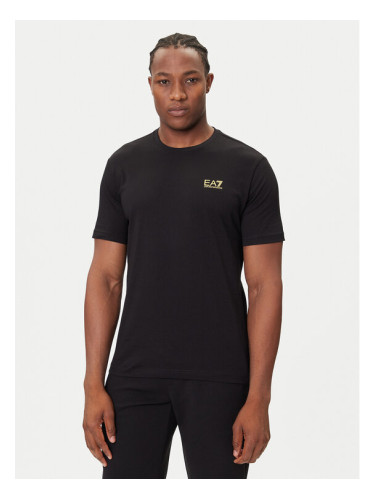 EA7 Emporio Armani Тишърт 7M000567 AF10375 MC004 Черен Regular Fit