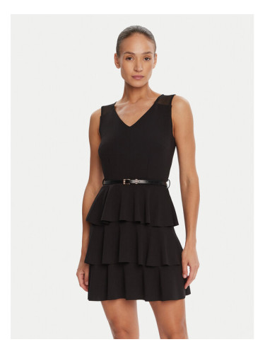 Rinascimento Коктейлна рокля CFC0126150003 Черен Regular Fit