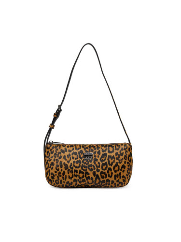 Tommy Jeans Дамска чанта Tjw Must Leopard Shoulder Bag AW0AW18008 Оранжев