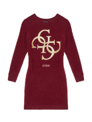 Guess Плетена рокля J5BK08 Z0720 Червен Regular Fit
