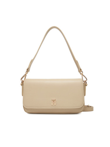 Tommy Hilfiger Дамска чанта Th Icon Conv AW0AW17677 Бежов