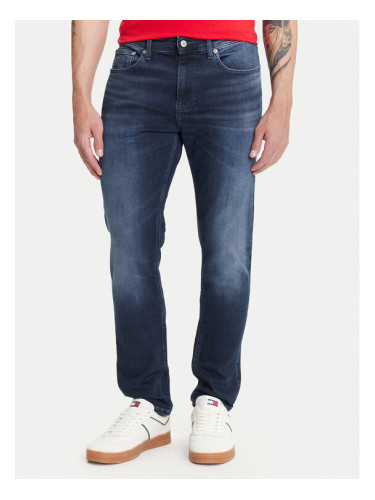 Tommy Jeans Дънки Austin DM0DM21901 Тъмносин Slim Fit