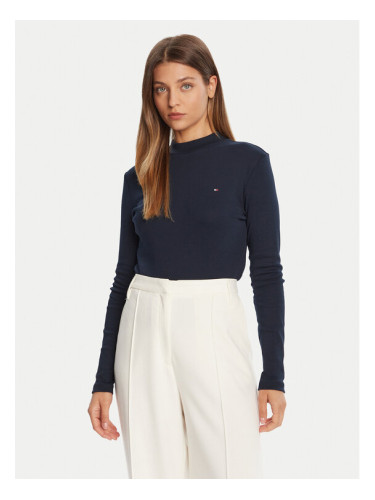 Tommy Hilfiger Пуловер Cody WW0WW47307 Тъмносин Slim Fit