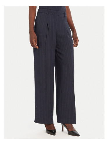 BOSS Панталони тип палацо Tiana4 50548479 Тъмносин Regular Fit