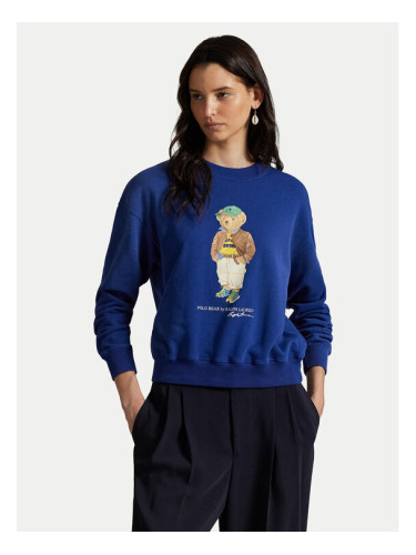 Polo Ralph Lauren Суитшърт 211971736001 Син Relaxed Fit