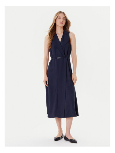 BOSS Коктейлна рокля Dimosa 50548494 Тъмносин Regular Fit