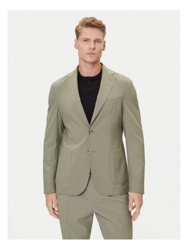 BOSS Сако C-Hanry 50545800 Зелен Slim Fit