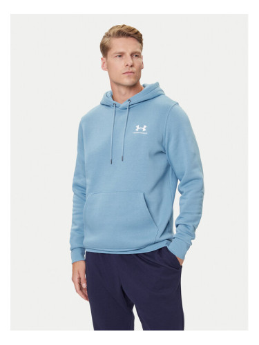 Under Armour Суитшърт Ua Essential 1373880 Светлосиньо Loose Fit