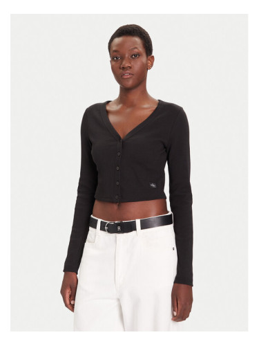 Calvin Klein Jeans Кардиган LV047C204G Черен Regular Fit