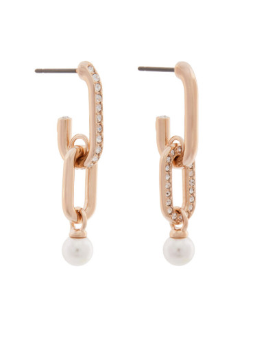 Swarovski Обици Constella 5728585 Розово злато