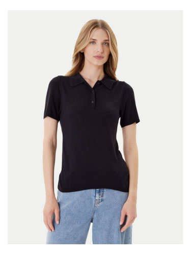 Calvin Klein Пуловер LV044C341G Черен Regular Fit