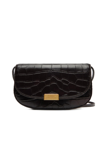 Tommy Hilfiger Дамска чанта Party Le Mini Crossover Croc AW0AW18203 Кафяв