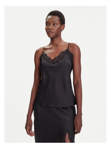 Calvin Klein топ LV044C101G Черен Regular Fit