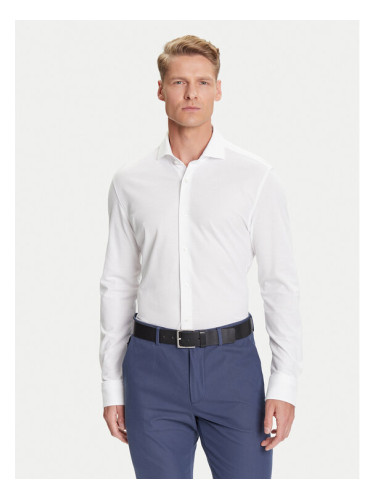 BOSS Риза P-Hank 50527675 Бял Slim Fit