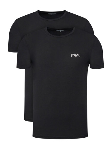 Emporio Armani Underwear Комплект 2 тишъртки EM001849 AF14131 MC005 Черен Fitted Fit