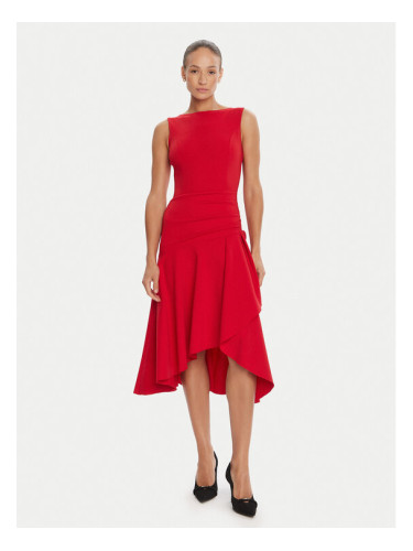 Rinascimento Коктейлна рокля CFC0125337003 Червен Regular Fit