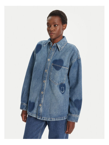 HUGO дънкова риза Garesa_2_B 50544492 Син Relaxed Fit