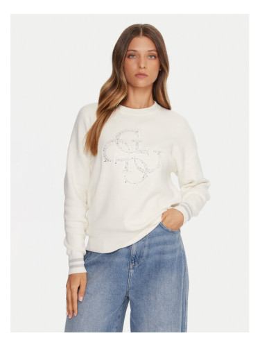 Guess Пуловер W5BR42 Z26I2 Екрю Relaxed Fit