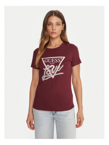 Guess Тишърт W5YI40 I3Z14 Червен Regular Fit