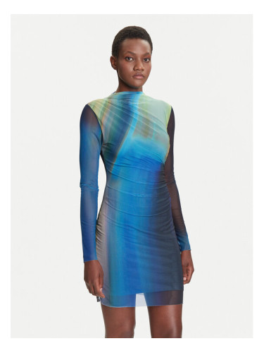 Desigual Ежедневна рокля Shira 25WWVK43 Син Slim Fit