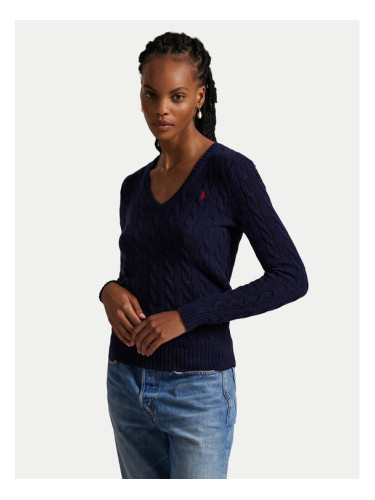 Polo Ralph Lauren Пуловер 211971866003 Тъмносин Slim Fit