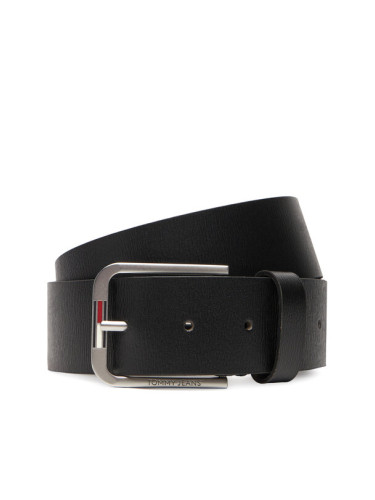 Tommy Jeans Мъжки колан Austin Distressed 4.0 AM0AM13690 Черен