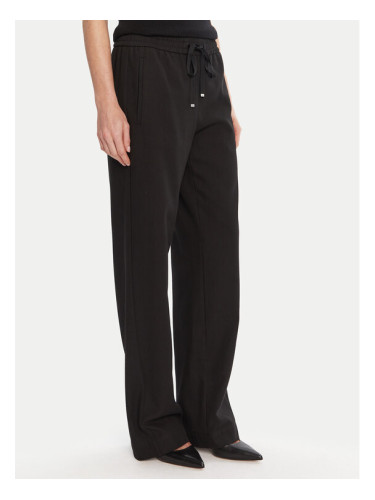 BOSS Текстилни панталони Tildina 50543268 Черен Relaxed Fit