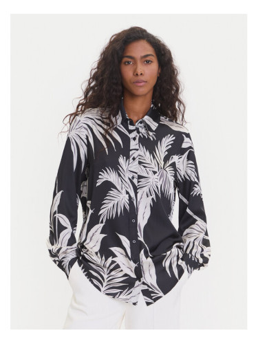 Guess Риза W5YH03 WF1T2 Черен Regular Fit