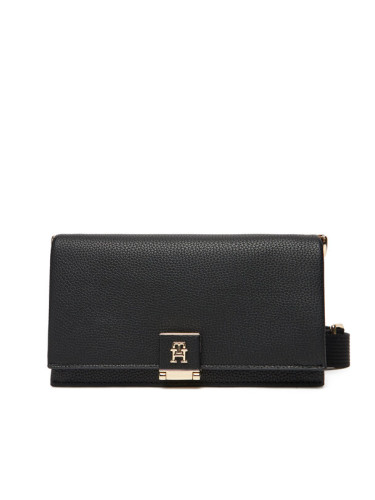 Tommy Hilfiger Дамска чанта Th Her Mini Crossover AW0AW17949 Черен
