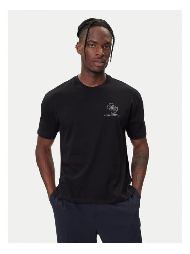 Guess Тишърт M5BI56 KBZV1 Черен Relaxed Fit