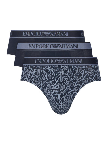 Emporio Armani Underwear Комплект 3 чифта слипове EM000369 AF10779 MB089 Тъмносин