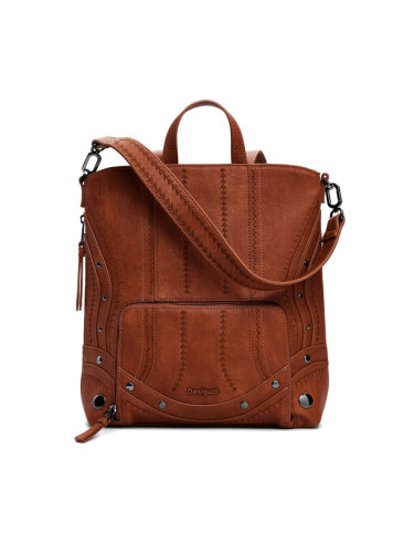 Desigual Раница Embro Patch Pretoria 25WAKP23 Кафяв