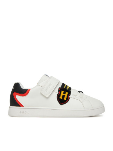 Geox Сникърси J Eclyper J56LSB 000BC C0404 D Бял