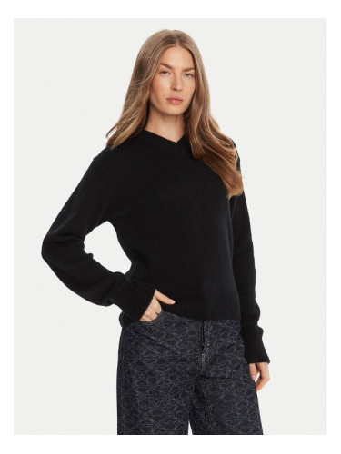 HUGO Пуловер Solanu 50545092 Черен Regular Fit