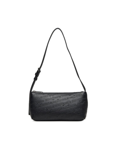 Tommy Jeans Дамска чанта Tjw Must Aop Shoulder Bag AW0AW17867 Черен
