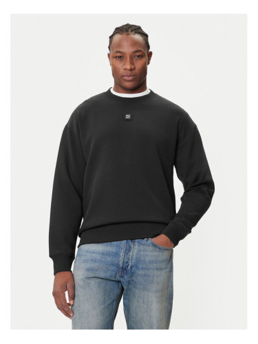 HUGO Суитшърт Dettil 50533689 Черен Relaxed Fit