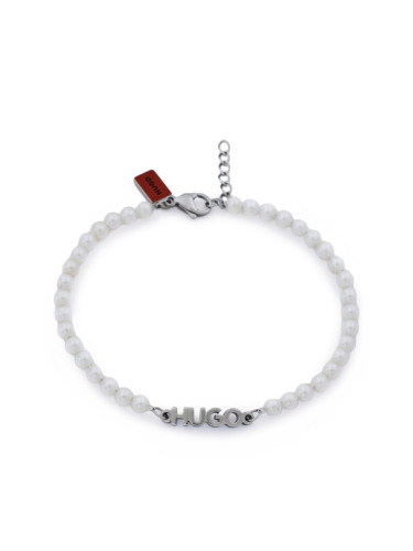 HUGO Гривна E-Smallpearl-Bra 50544521 Бял