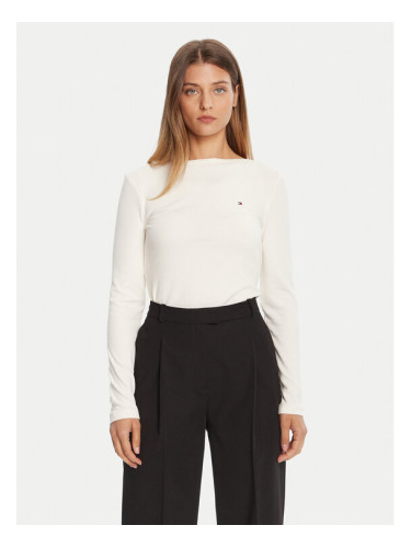 Tommy Hilfiger Блуза WW0WW47309 Екрю Slim Fit