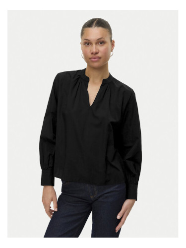 Vero Moda Блуза Fanni 10336937 Черен Loose Fit