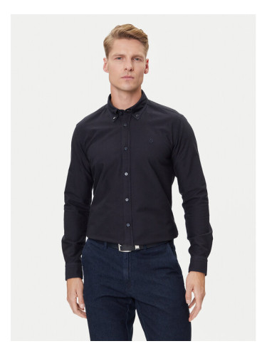 BOSS Риза H-Roan 50544917 Тъмносин Slim Fit