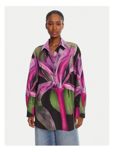 Desigual Риза Orquidea Lacroix 25WWCW20 Цветен Relaxed Fit