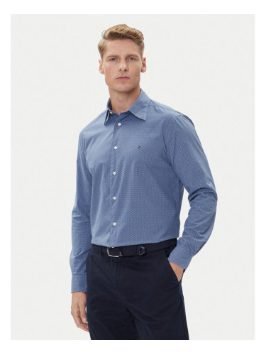 Tommy Hilfiger Риза MW0MW39438 Син Regular Fit