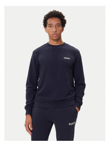 Napapijri Суитшърт B-Small Box C NP0A88TP Тъмносин Relaxed Fit