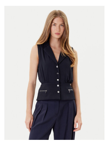 Morgan Блуза 252-COZIP Тъмносин Slim Fit